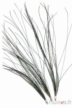 Ciondolo in filo di pavone - 15-28 cm - verde naturale